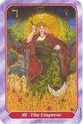 The Empress Tarot card in Spiral deck