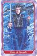 King of Swords Tarot card in Spiral Tarot deck