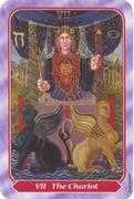 The Chariot Tarot card in Spiral deck