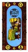 Queen of Cups Tarot card in Stairs deck