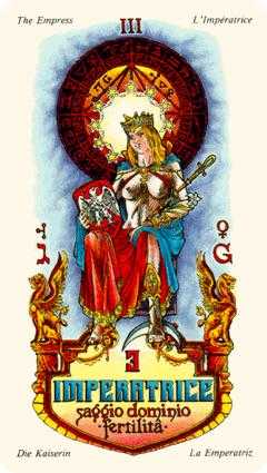 The Empress Tarot card in Stars Tarot Tarot deck