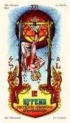 The Hanged Man Tarot card in Stars Tarot Tarot deck