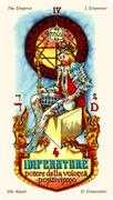 The Emperor Tarot card in Stars Tarot Tarot deck