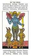The Devil Tarot card in Starter deck