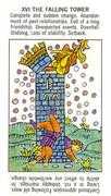 The Tower Tarot card in Starter Tarot deck