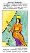 Queen of Wands Tarot card in Starter Tarot deck