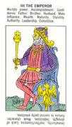 The Emperor Tarot card in Starter Tarot deck