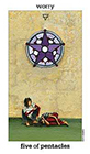 sun-moon - Five of Coins