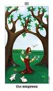 The Empress Tarot card in Sun and Moon Tarot deck