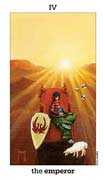 The Emperor Tarot card in Sun and Moon Tarot deck