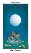 Six of Cups Tarot card in Sun and Moon deck