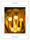 tapestry - Five of Pentacles
