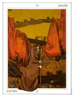 Death Tarot card in Tapestry Tarot deck