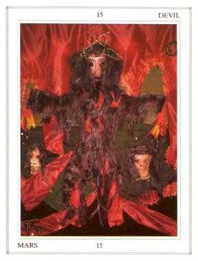 The Devil Tarot card in Tapestry Tarot deck