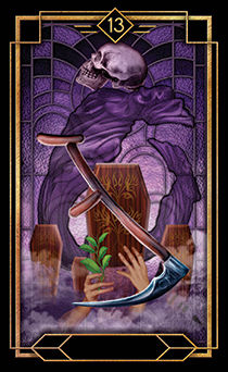 Death Tarot card in Tarot Decoratif Tarot deck