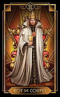 King of Cups Tarot card in Tarot Decoratif Tarot deck