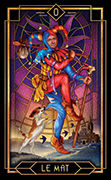 The Fool Tarot card in Tarot Decoratif deck