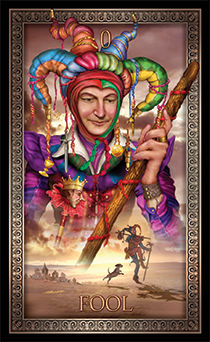 The Fool Tarot card in Tarot Grand Luxe Tarot deck