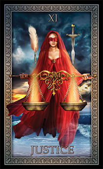 Justice Tarot card in Tarot Grand Luxe Tarot deck