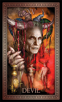 The Devil Tarot card in Tarot Grand Luxe Tarot deck