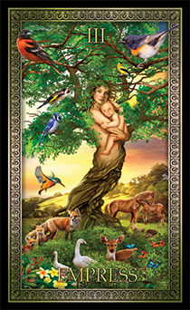 The Empress Tarot card in Tarot Grand Luxe Tarot deck