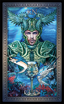 Knight of Cups Tarot card in Tarot Grand Luxe Tarot deck