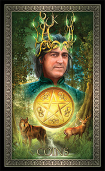 King of Pentacles Tarot card in Tarot Grand Luxe Tarot deck
