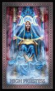The High Priestess Tarot card in Tarot Grand Luxe deck