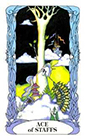 tarot-moon-garden - Ace of Wands
