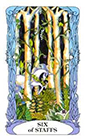 tarot-moon-garden - Six of Wands