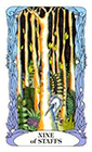 tarot-moon-garden - Nine of Wands