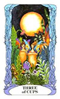 tarot-moon-garden - Three of Cups