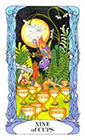 tarot-moon-garden - Nine of Cups