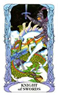 tarot-moon-garden - Knight of Swords