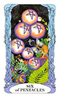 tarot-moon-garden - Six of Coins