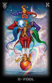 The Fool Tarot card in Tarot of Dreams Tarot deck