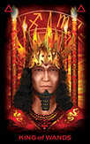 King of Wands Tarot card in Tarot of Dreams deck