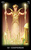 The Emperor Tarot card in Tarot of Dreams Tarot deck