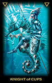 Knight of Cups Tarot card in Tarot of Dreams Tarot deck