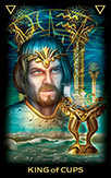 King of Cups Tarot card in Tarot of Dreams deck