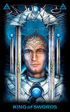 King of Swords Tarot card in Tarot of Dreams deck