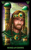 King of Coins Tarot card in Tarot of Dreams Tarot deck