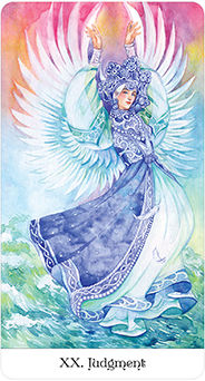 Judgement Tarot card in Tarot of the Golden Wheel Tarot deck