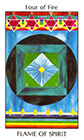 tarot-spirit - Four of Fire