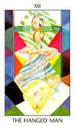 The Hanged Man Tarot card in Tarot of the Spirit deck