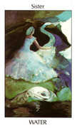 Sister of Water Tarot card in Tarot of the Spirit deck