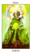 Sister of Earth Tarot card in Tarot of the Spirit deck