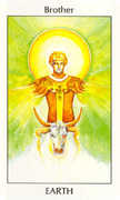 Brother of Earth Tarot card in Tarot of the Spirit deck