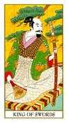King of Swords Tarot card in Ukiyoe deck