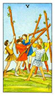 universal-waite - Five of Wands